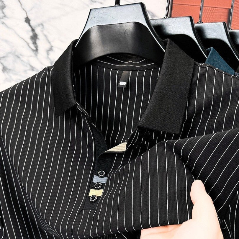 La Maison Ardent | Polo Rayé Élégant