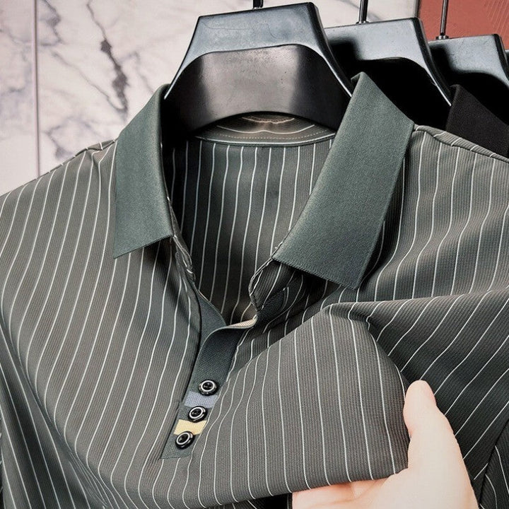 La Maison Ardent | Polo Rayé Élégant