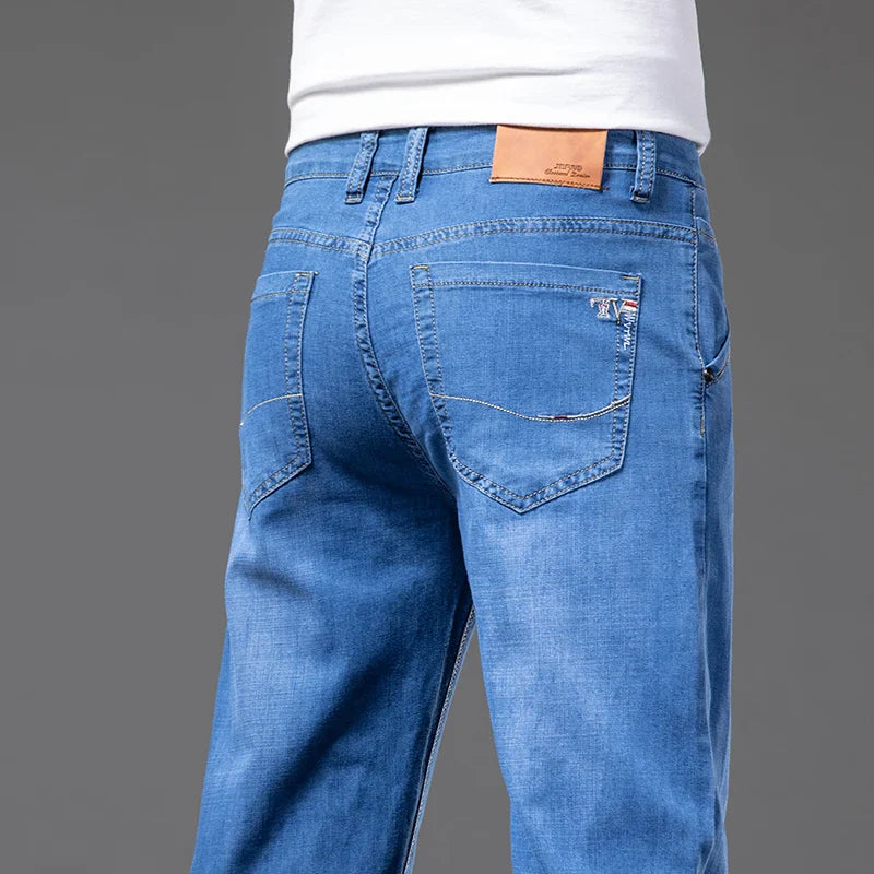 Jeans en Denim Droit Décontractés