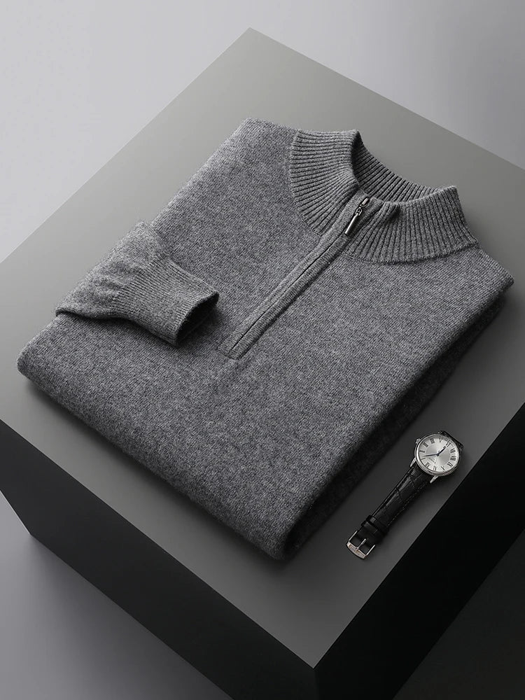 Pull zippé en doux Florence