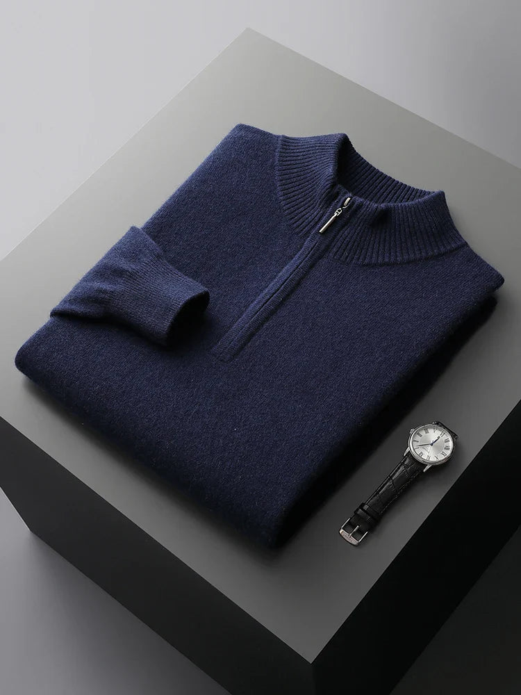 Pull zippé en doux Florence