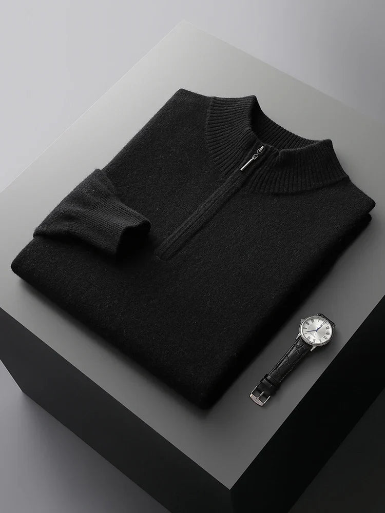 Pull zippé en doux Florence