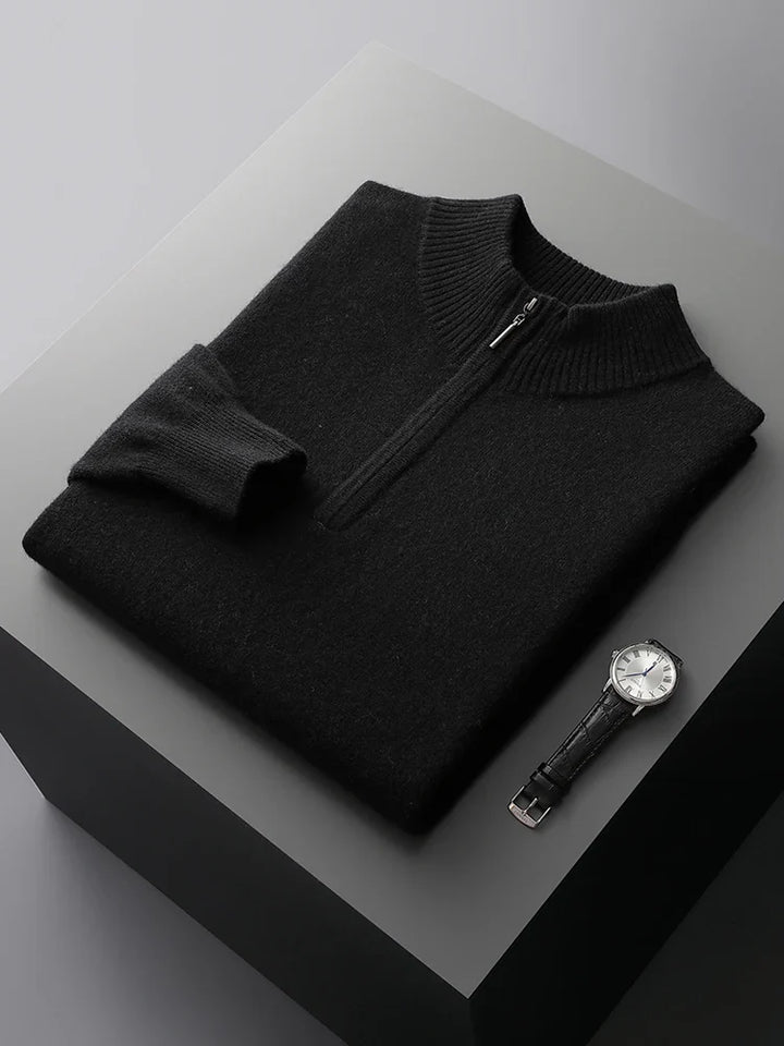 Pull zippé en doux Florence