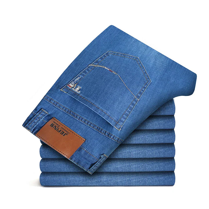 Jeans en Denim Droit Décontractés
