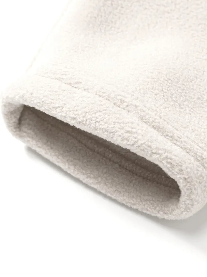 Pull zippé à manches longues